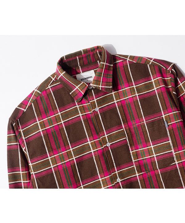 LB Rustic Core Flannel Check Shirt (Pink)