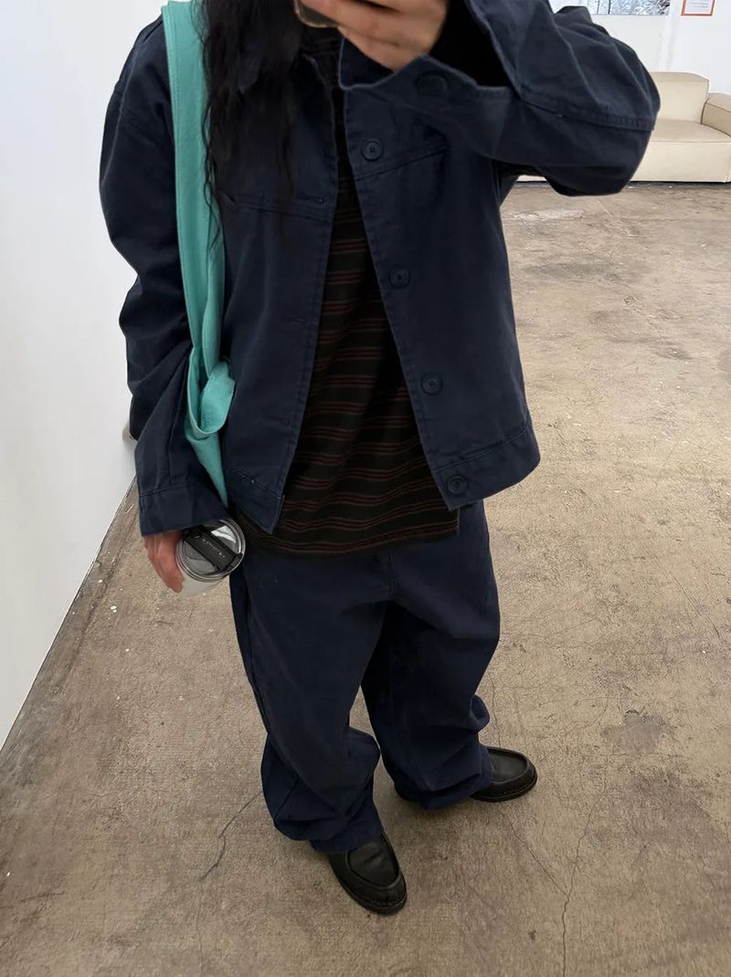 cachion washing work jacket
