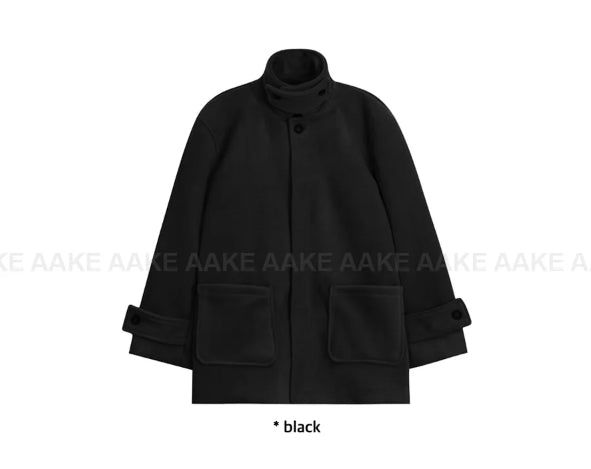 CASHMERE BLEND HALF COAT