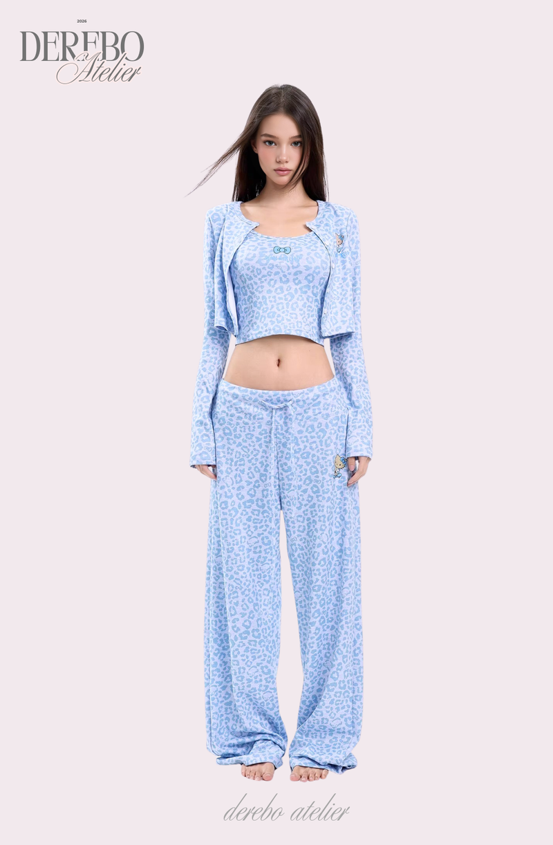 Mob Leopard Three-Piece Trading Set-up (SLEEVELESS TOP)