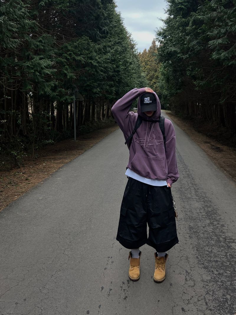 Double Star Pigment-Dyed Hoodie (2 Colors)