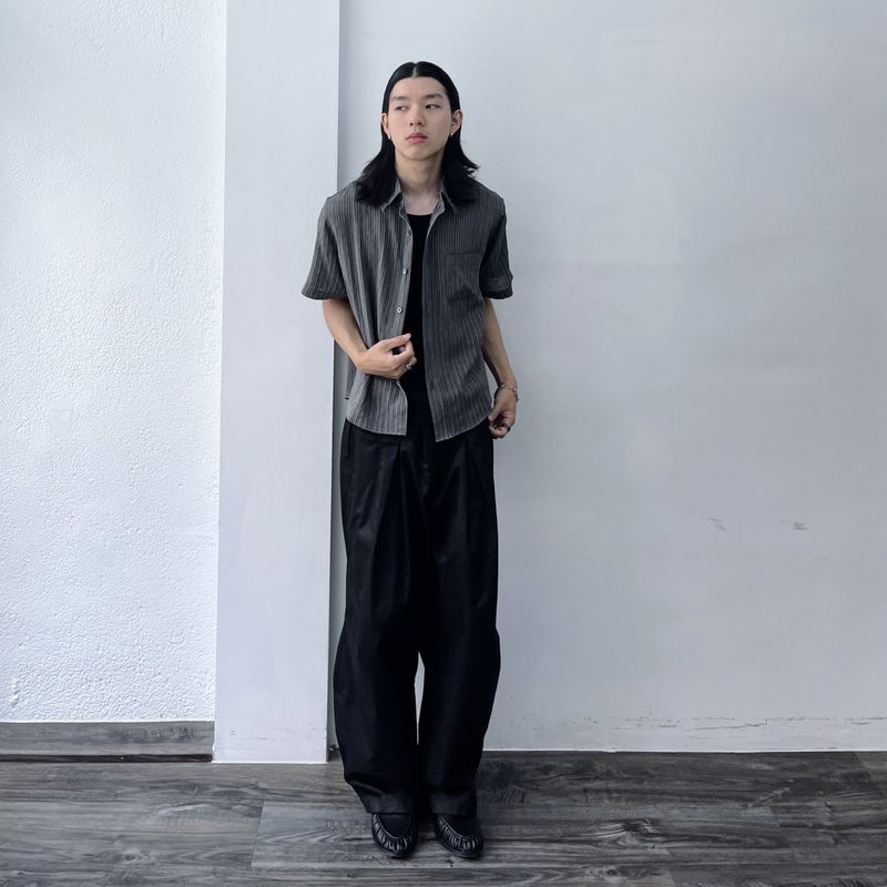 Mist Grey Relaxed Shirt