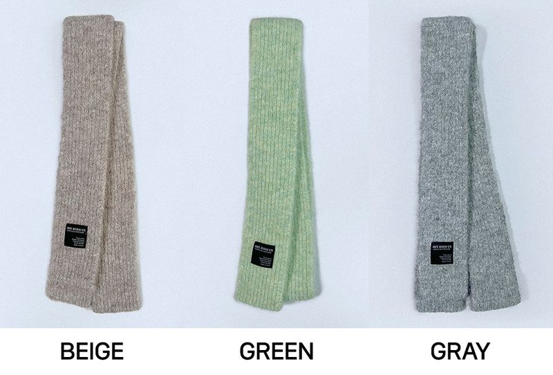SLIM KNIT TIE MUFFLER [3colors]