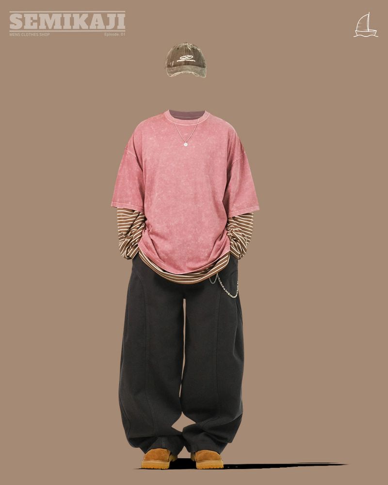 AN Cotton Rivet Balloon Pants