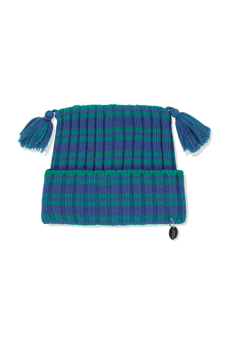 STRIPE SQUARE BEANIE