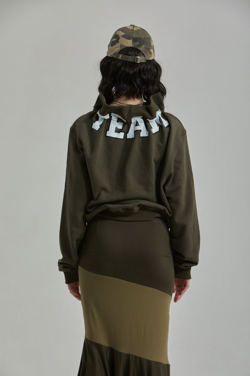 LEADER ZIP-UP -KHAKI