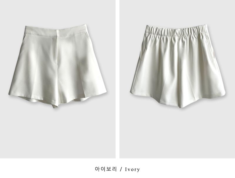 Door Banding Slacks Shorts / 3 colors