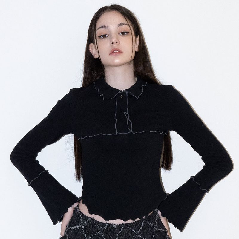 b able two（ビーエイブルトゥー）の「Fantasia T-shirts (BLACK)（Tops）」