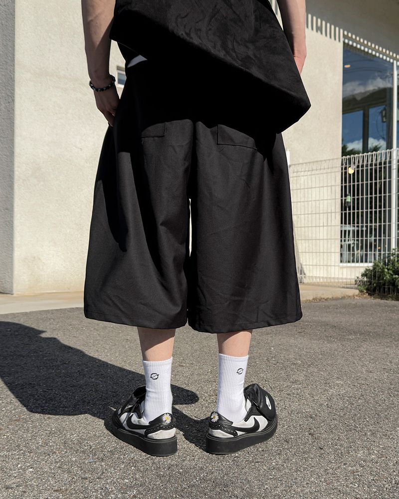 Koz Belted Bermuda Slacks