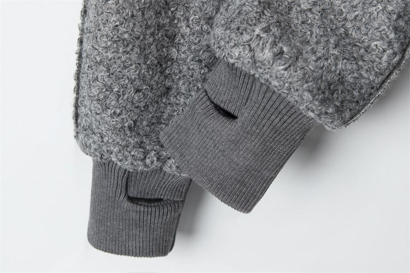Nate Fur Hooded Short Jumper