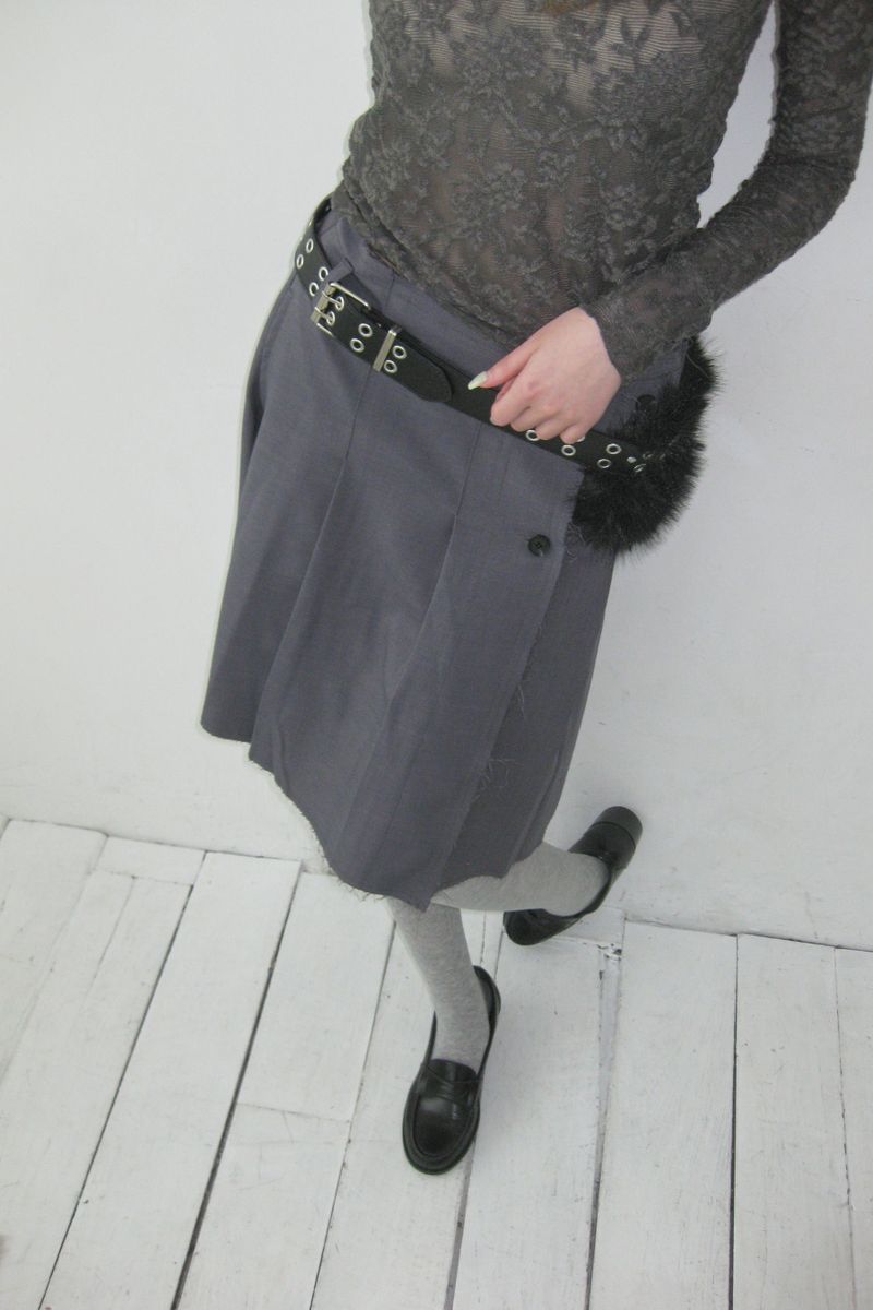 Radio Pacific（ラジオパシフィック）の「cut out wrap pleated skirt（Skirts）」