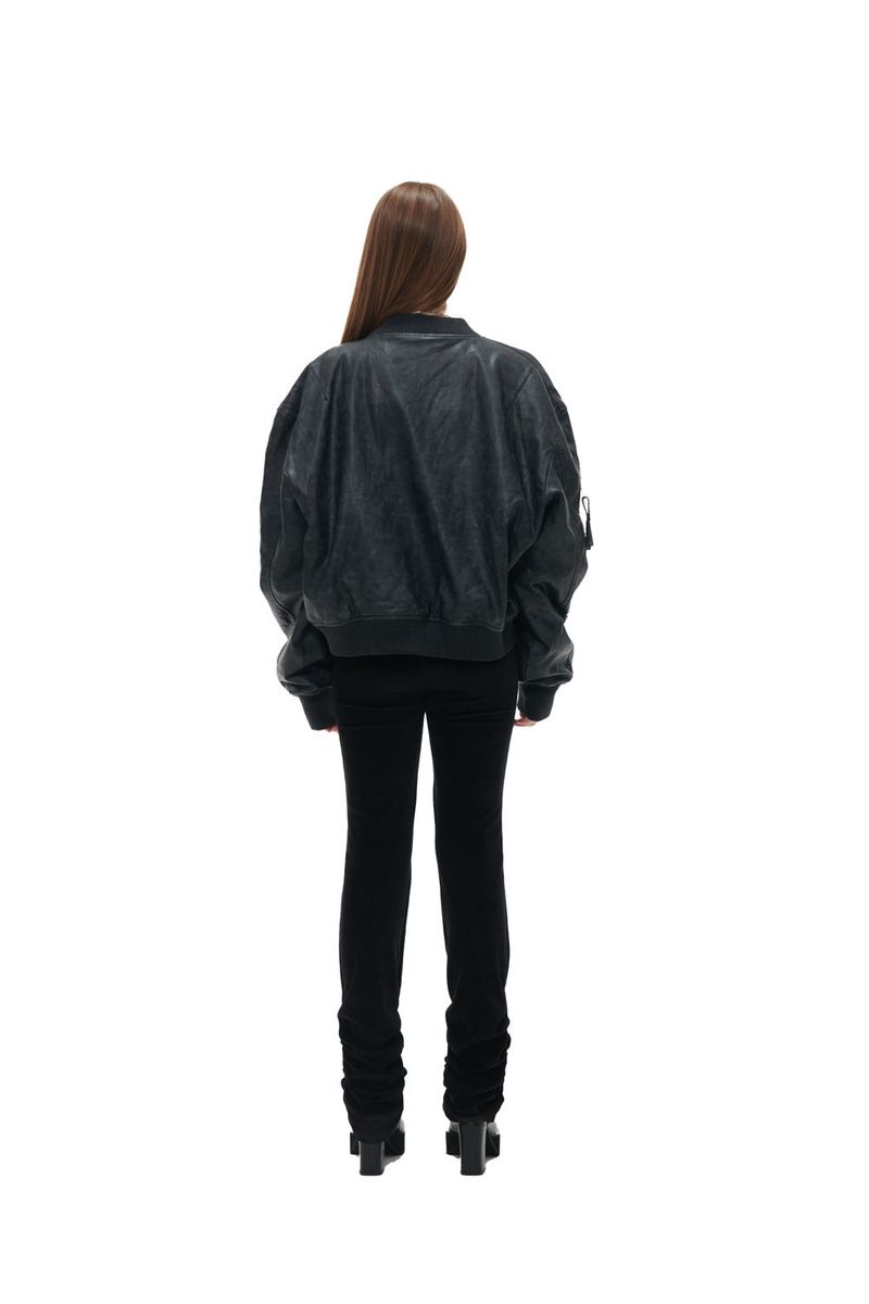 VELVET SHIRRING LEGGINGS