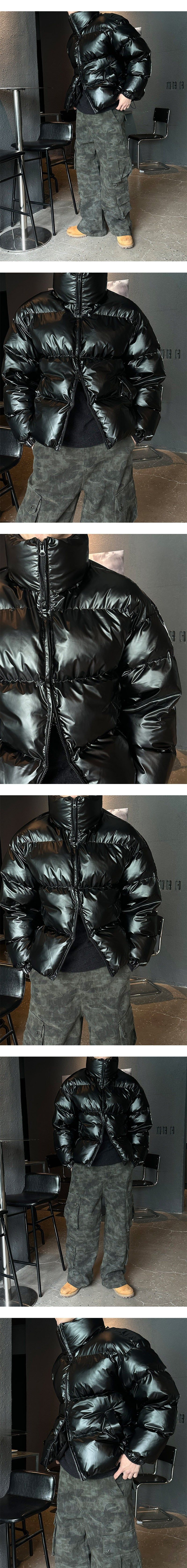  [PROMOTION] Glossy black short padding
