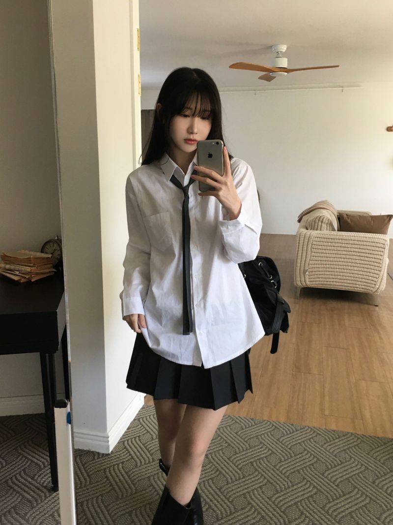 Basic Cotton Shirt (one color)