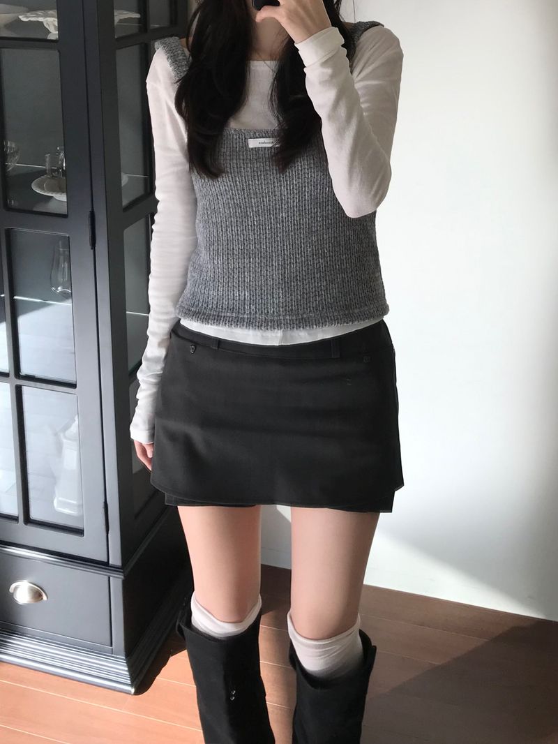 Ripple Knit Sleeveless (3 colors)