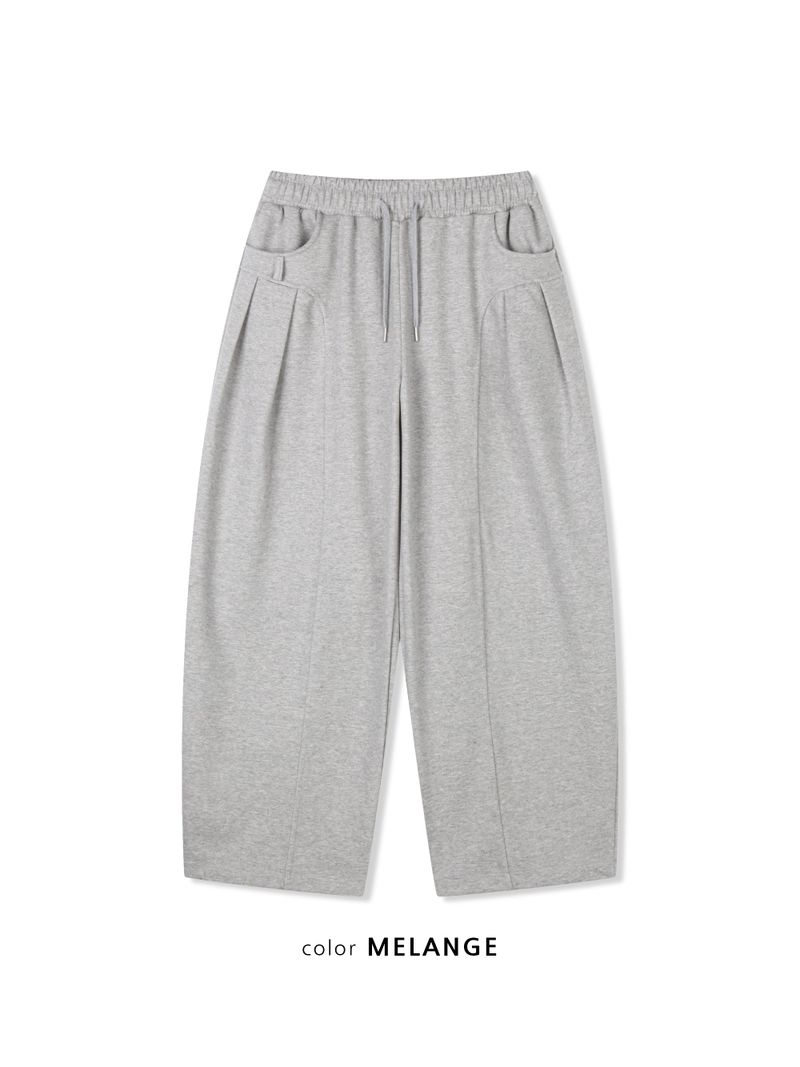 curved bonded pants(2colors)