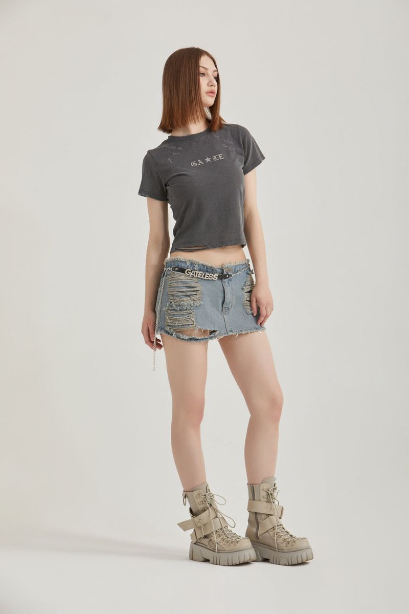 WASHING CRACK T-SHIRT