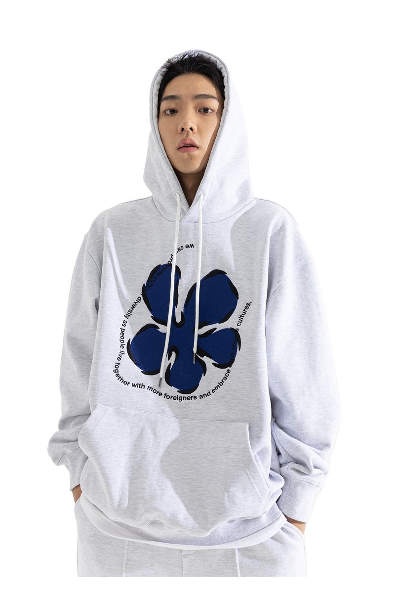 STRAWVERRY FLOWER HEAVY SWEAT HOODY MWOHD001
