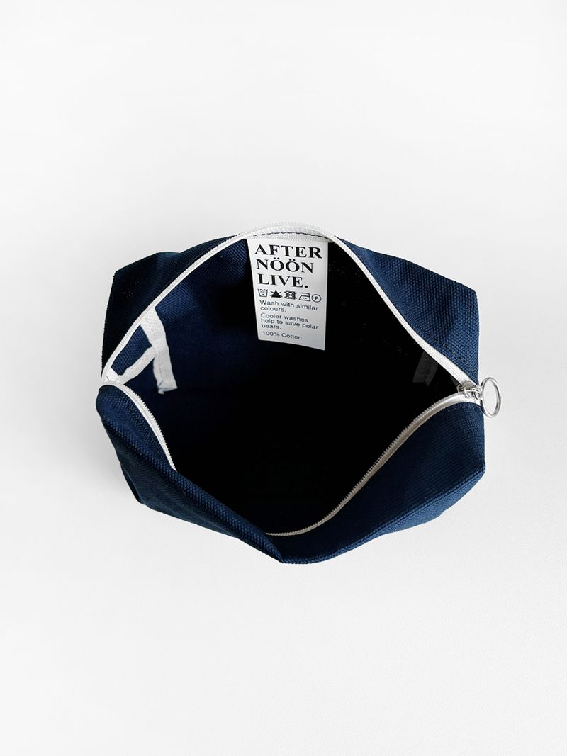 Afternoonlive Square Pouch (Deep Navy)