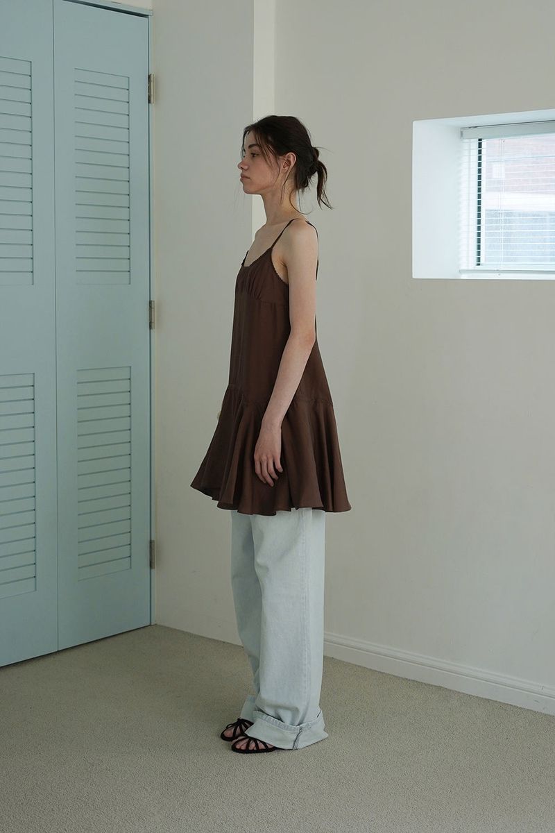 Nina slip dress_brown