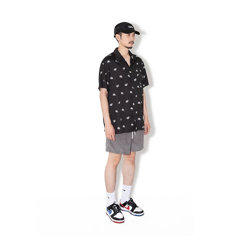 PAISLEY HALF SHIRTS black
