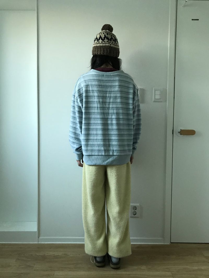 Bach Stripe V Sweatshirt (3color)