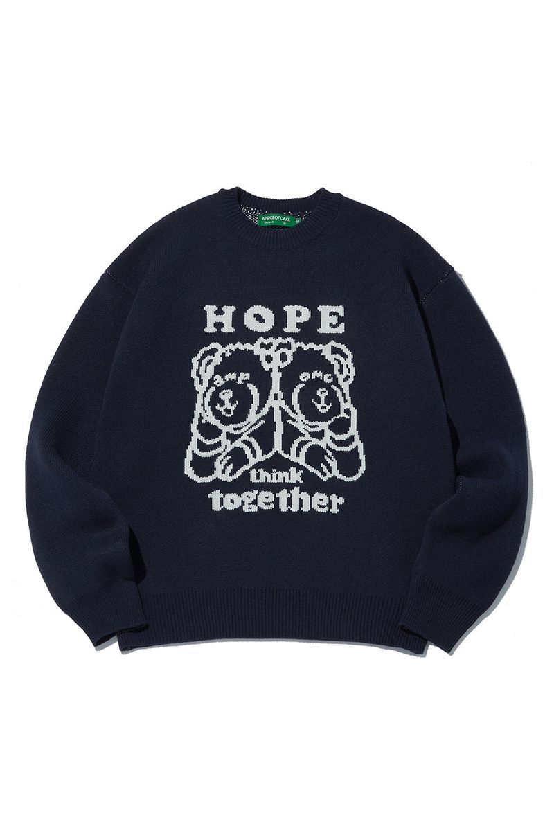 HTT Jacquard Knit_Navy