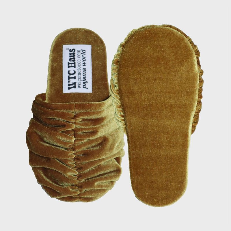 Croa Shoes (Mustard) Room Shoes