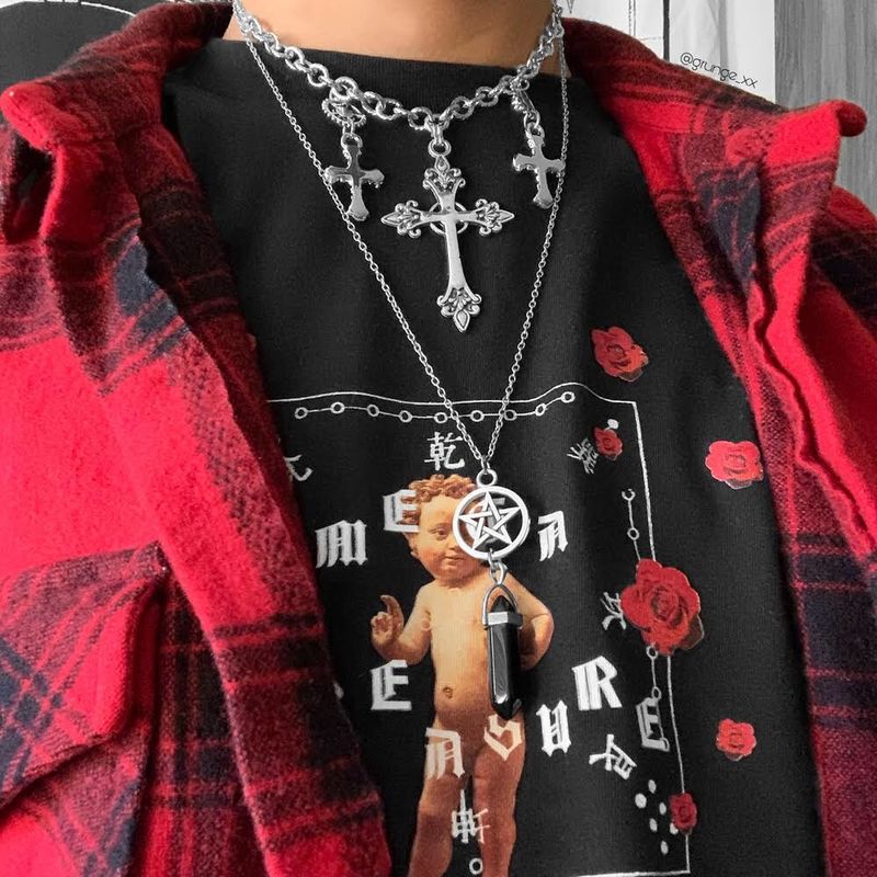 Steampunk Cross Necklace