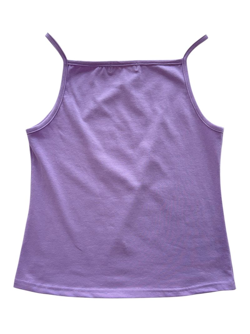 colourful sleeveless top