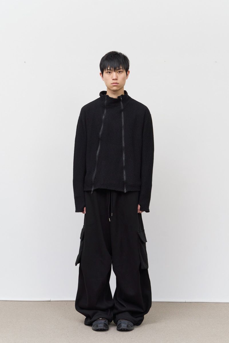 Object Knitted Zip Up