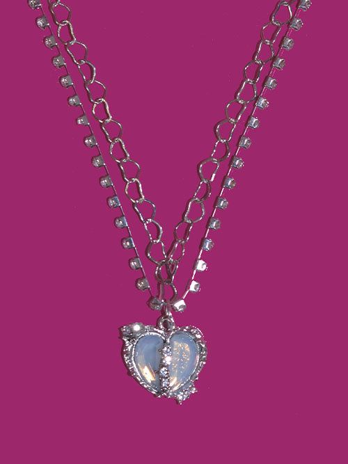 KUO（クーオ）の「aurora heart stone chain necklace（Accessories）」