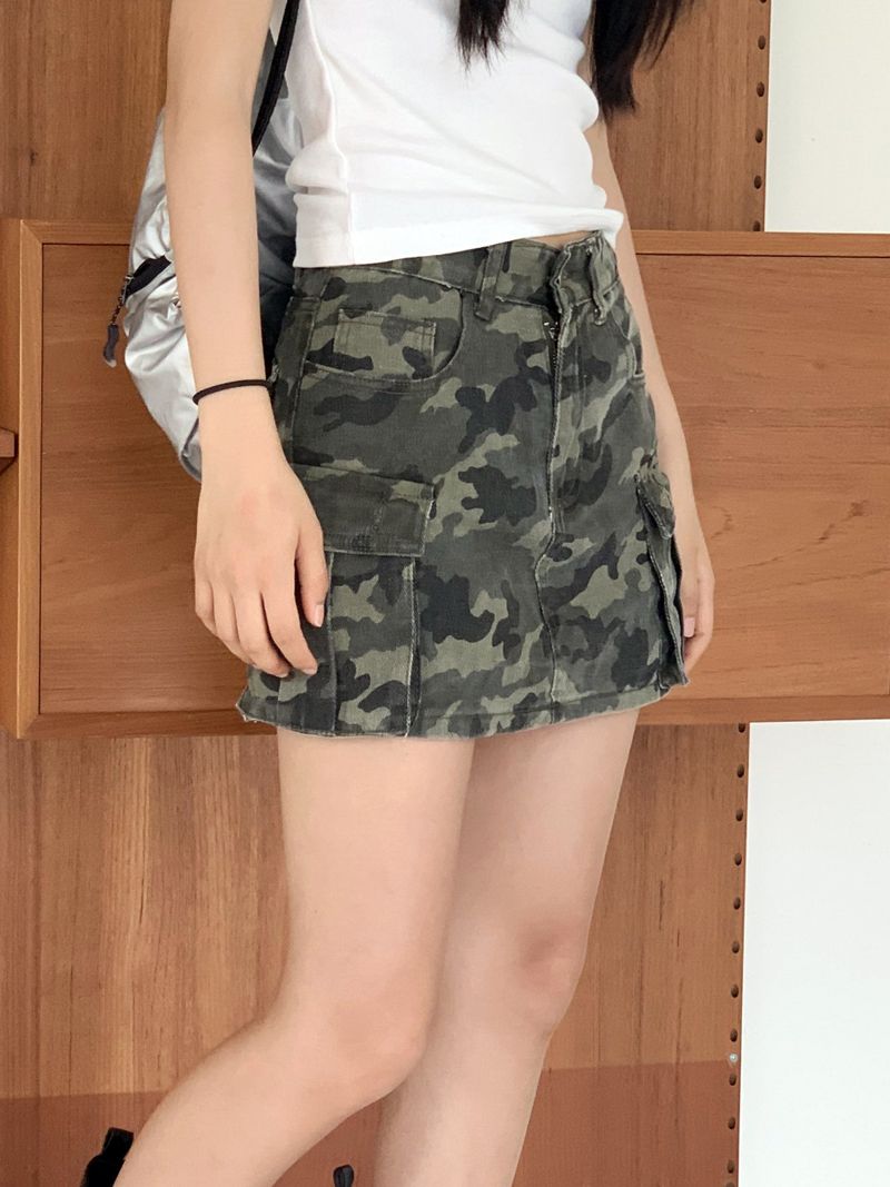 WONDER WONDER(ワンダーワンダー)の「Tuca Military Pocket Mini Skirt(Skirts)」