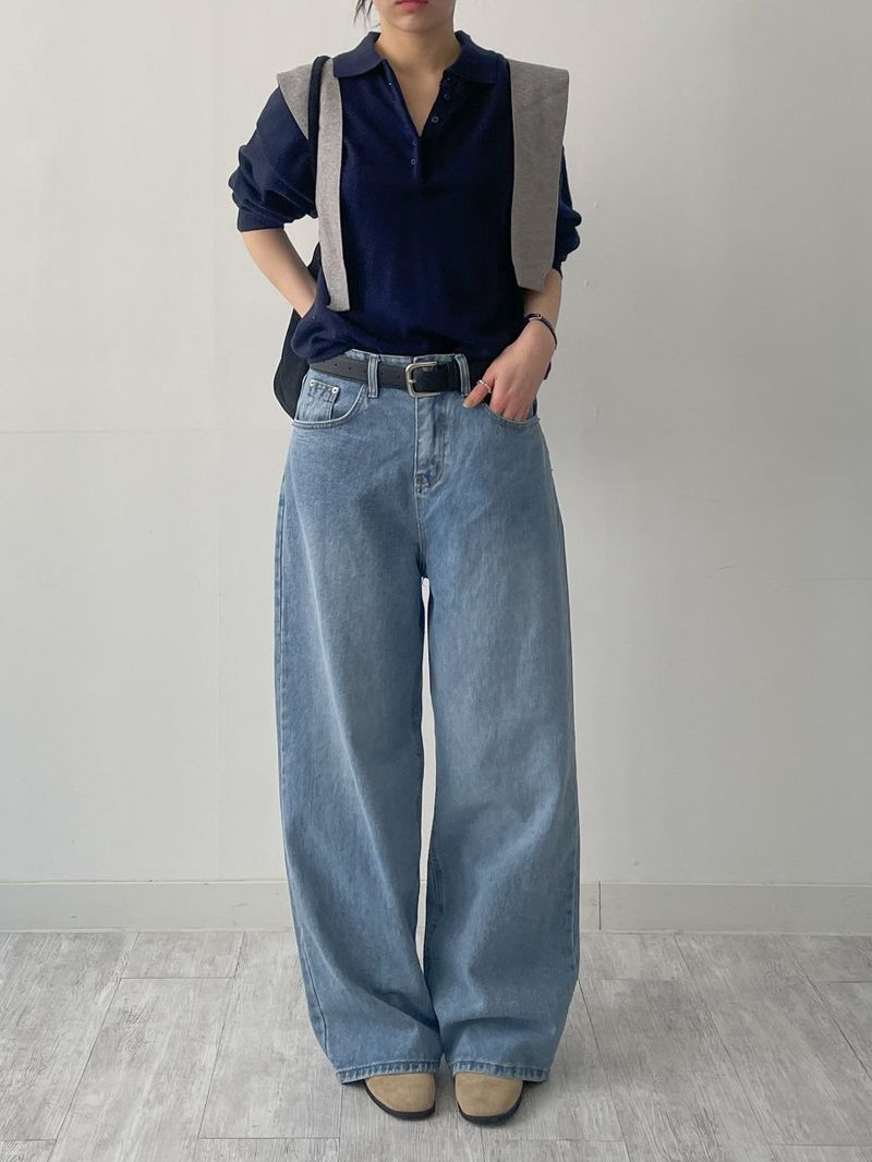 INCHANT ME（インチャントミー）の「132 High-Waist Wide Denim Pants（Pants）」