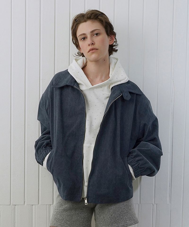 WITHOUTSUMMER（ウィズアウトサマー）の「Field cotton jacket_navy（Jackets/Outerwear）」