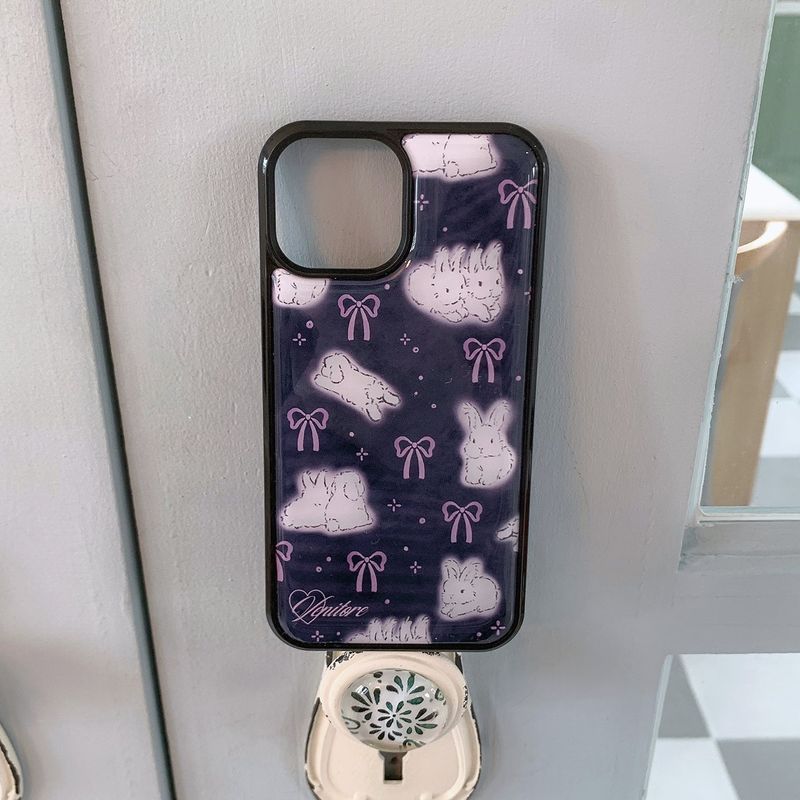 [MADE][Epoxy Bumper Case] Starry Night Bunny • Navy