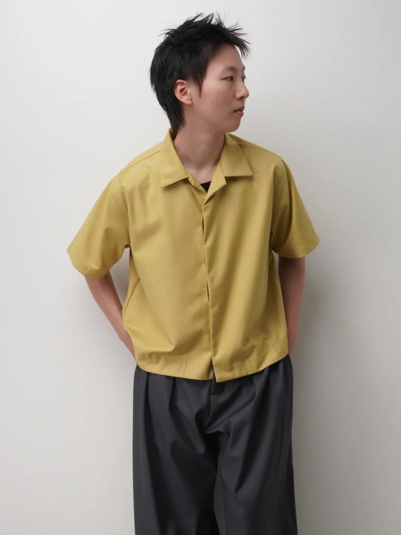 26SS TP1 Cropped Cuban Collar Shirt
