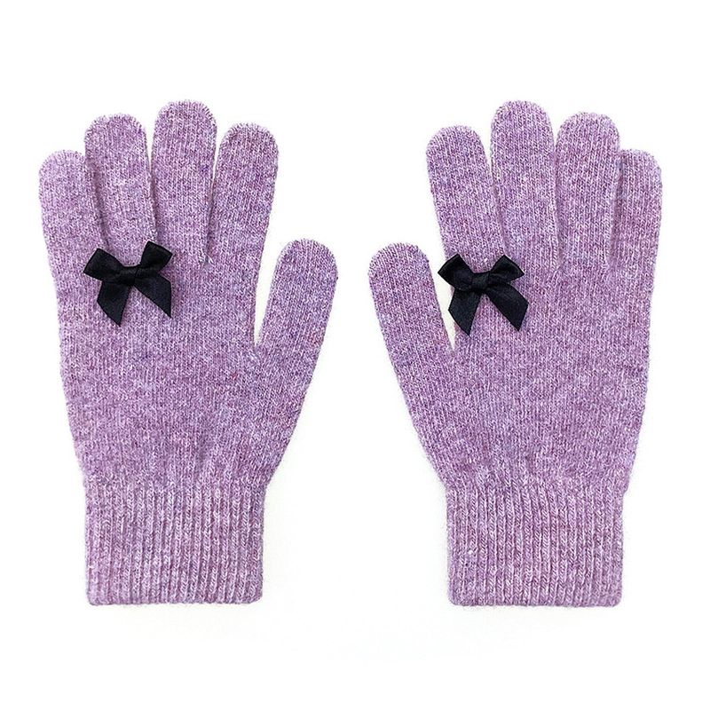 OTHER-worldly（アザーワールドリー）の「Ribbon Wool Gloves [Snow Purple]（Fashion Accessories）」