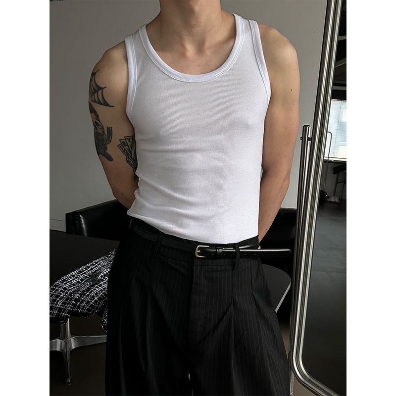 LAURANT（ロラン）の「[MUSCLE FIT] Basic muscle fit sleeveless(2color)（Tops）」