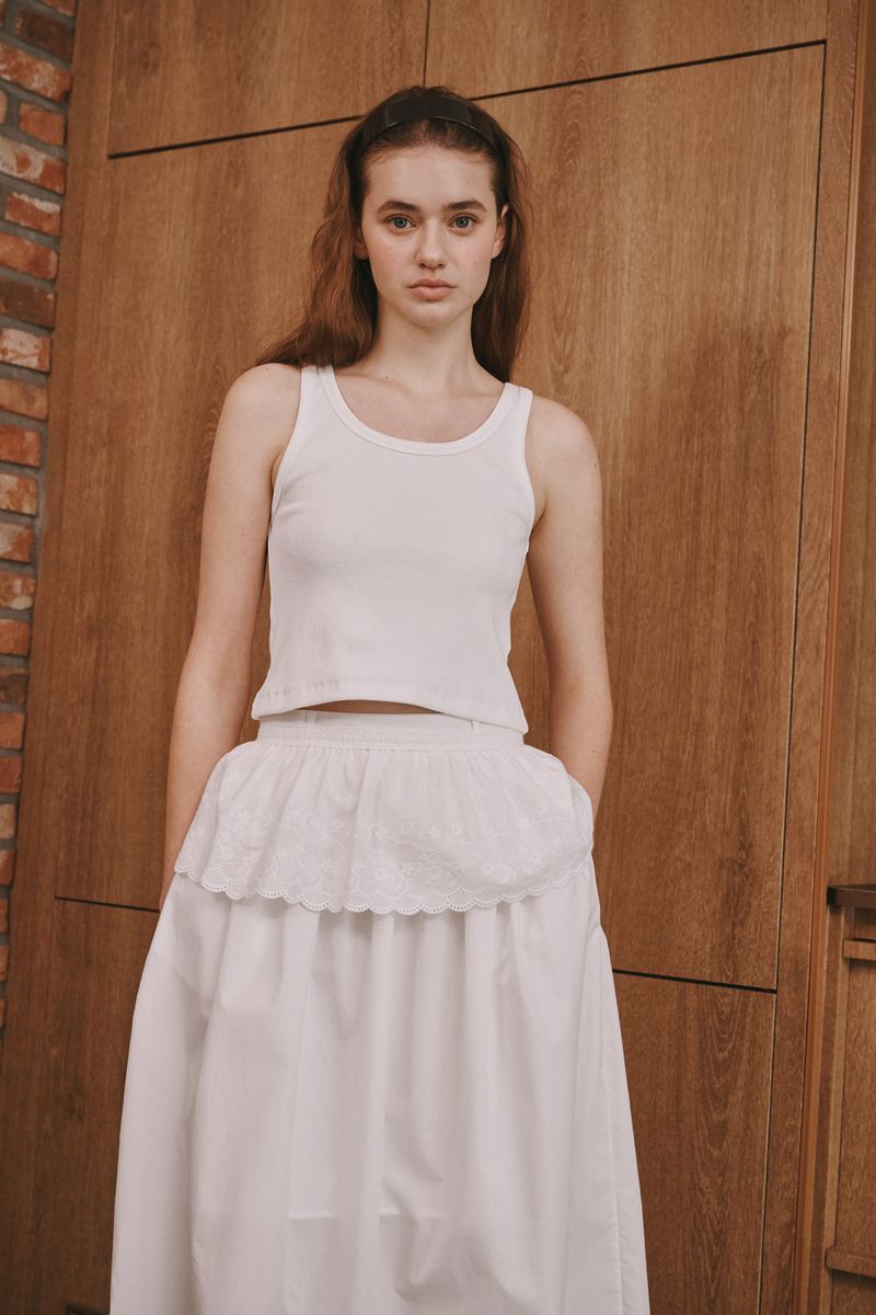 Round sleeveless (Ivory)