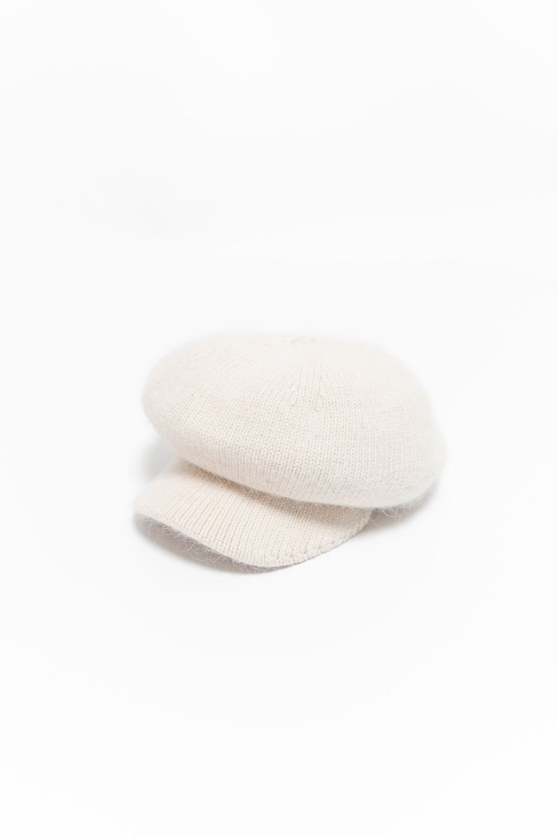 angora knit newsboy cap(6colors)