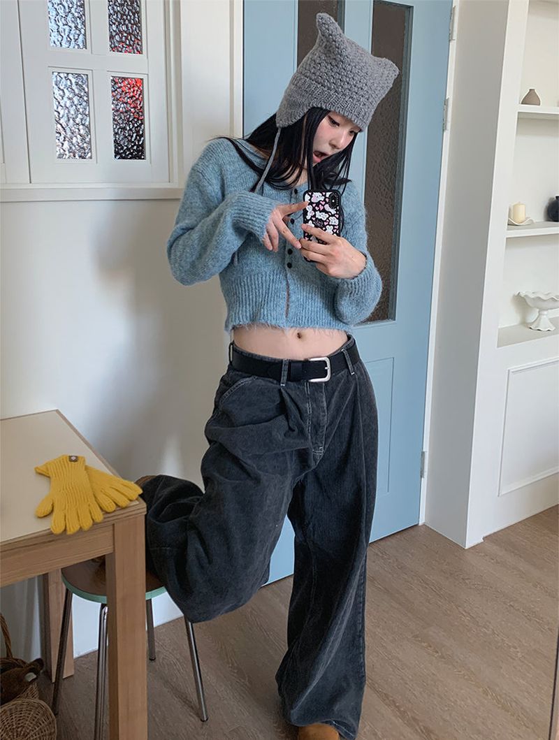 CORDUROY BACK POCKET PANTS (2C)