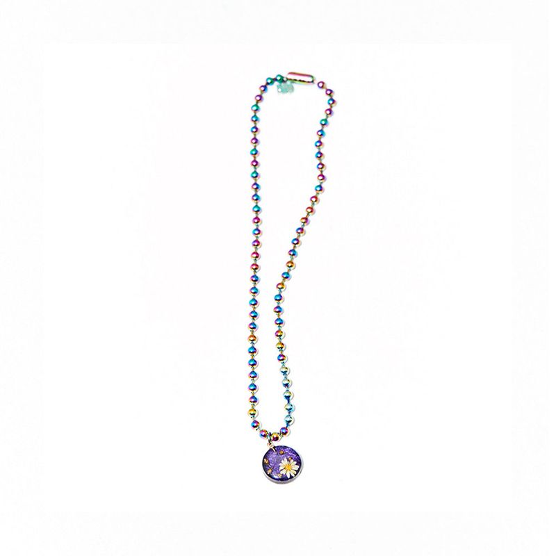 [NIROSERENDIPITY] ACRYLiC DAiSY NECKLACE