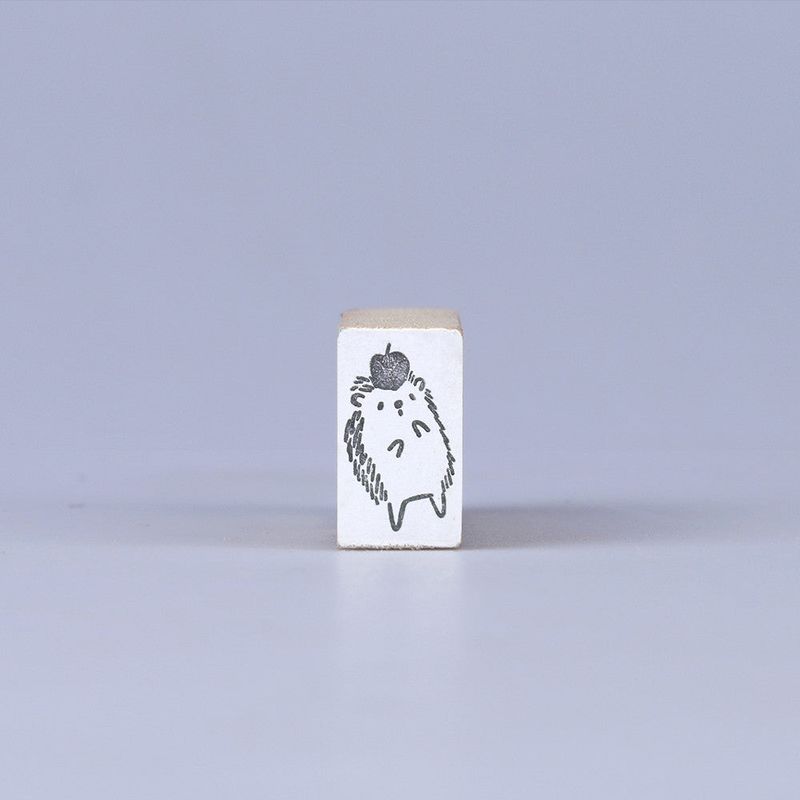 [Woodstamp] 4 types of hedgehogs