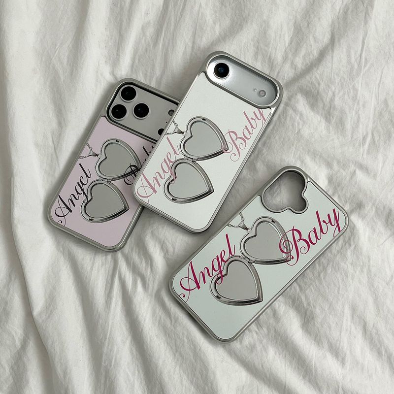 [MADE][Mirror Silver Bumper Case] Angel Baby • Light Mint