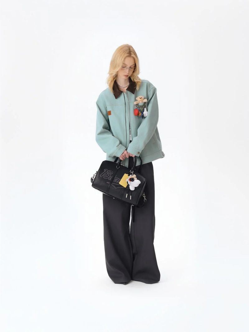 13DE MARZO（トレセ・デ・マルゾ）の「13DE MARZO Tailor Bear Hanger Cargo Jacket Blue（Jackets/Outerwear）」