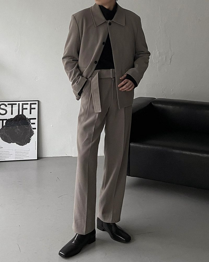 ECT Minimal Hidden Short Jacket (2 colors)