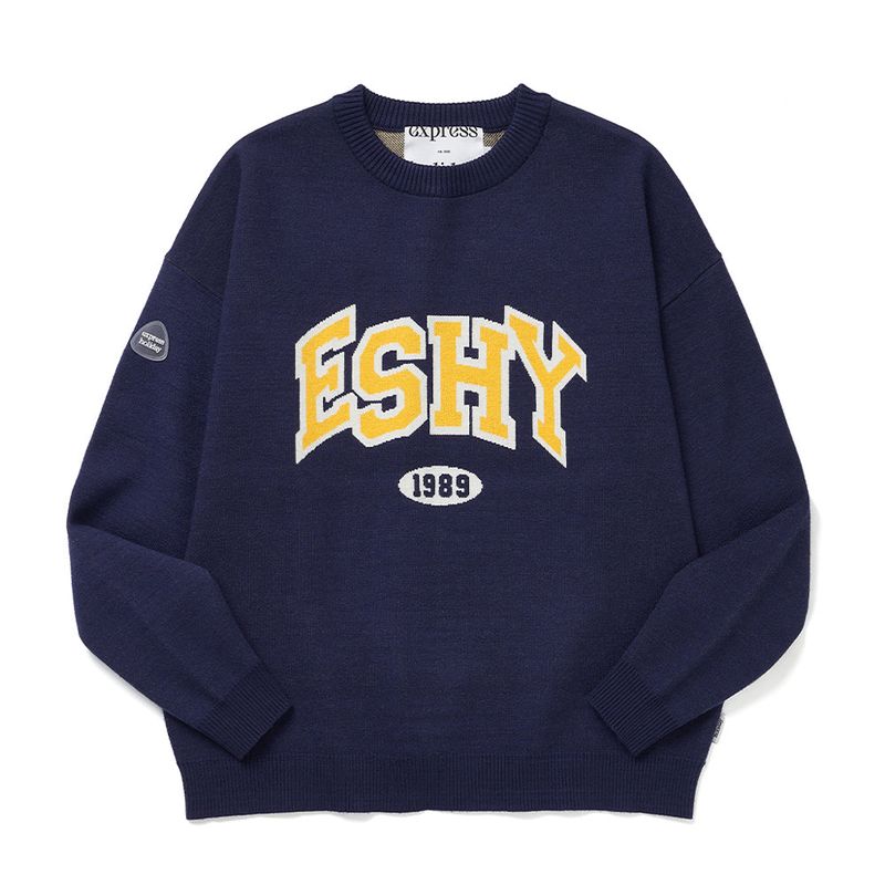 Porteño ESHY Jacquard Knit_Navy