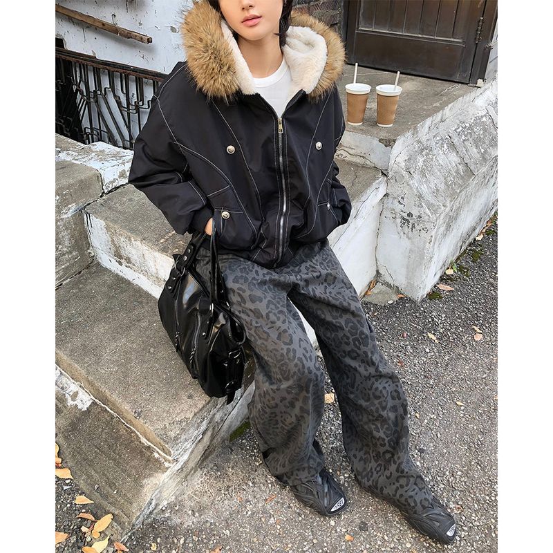 Dark Leopard Pants
