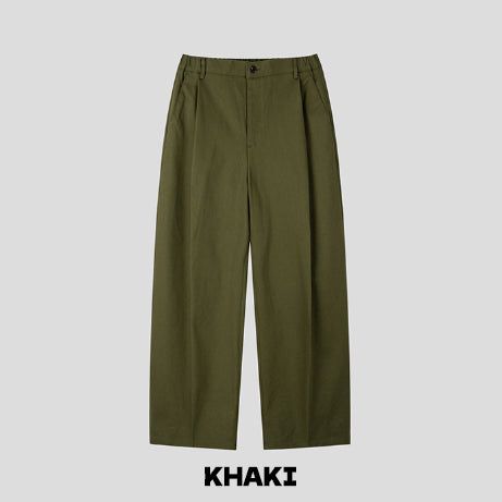 Hazy Cotton Pintuck Pants